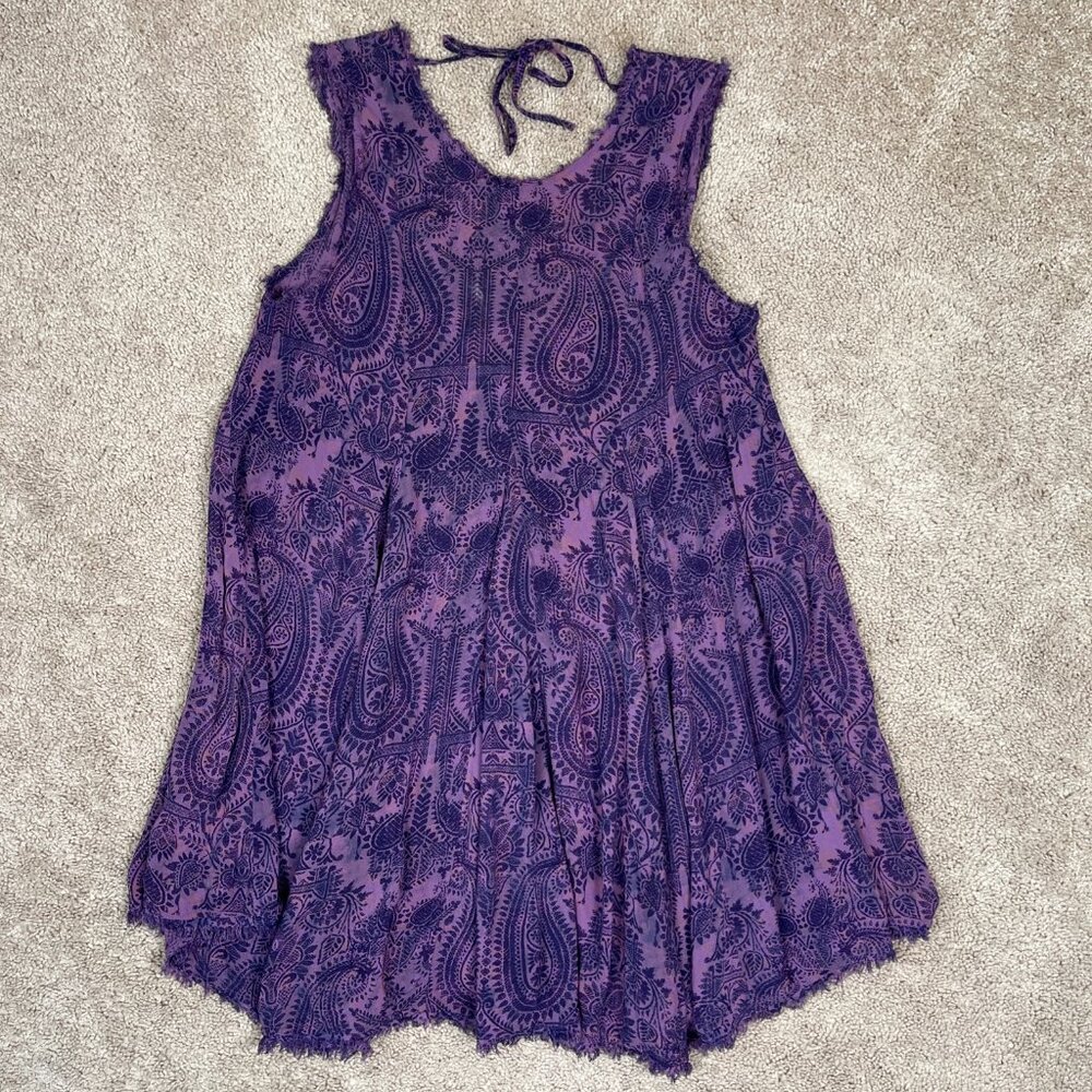 Ecote Urban Outfitters Dress Womens XS Purple Bohemian Mini Fairy Whimsygoth